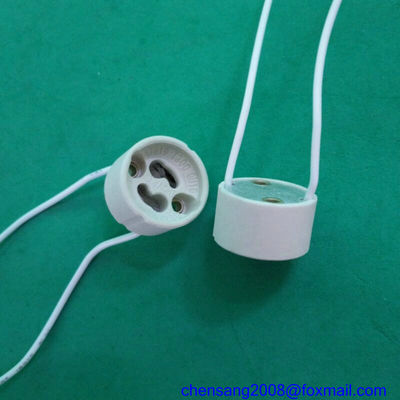 GU10 porcelian lampholder ceramic socket FOB$0.065 - Foto 5
