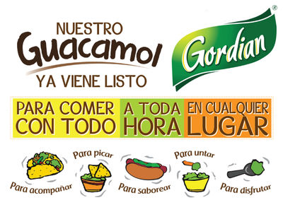 Guacamole Gordian 100% Natural como en casa