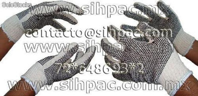 Guante japones con puntos de pvc negro $7.00