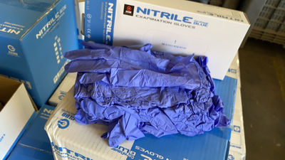 Guante nitrilo sin polvo en 455 1-2-3 / en 374 1-2-3-4-5 uso médico - Foto 2
