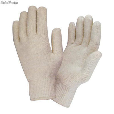 Guante tejido jersey y algodón, color Blanco ECO (Pack x 12 unid.) Precio Unitario