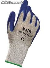 Guantes anticorte revestido latex rugoso mapa kroflex 840