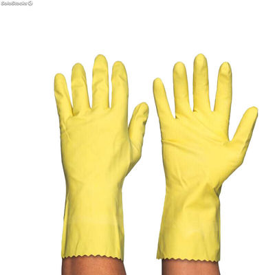 Guantes de limpieza satinado amarillo TS