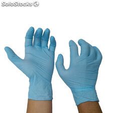 Guantes de nitrilo soft azul 1000uds talla L