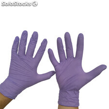 Guantes de nitrilo violeta 1000uds talla L