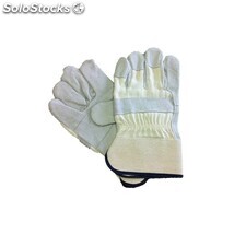 Guantes de piel y tela jbm 52310