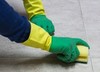 guantes menaje satinado reforzado bicolor (P/M/G)