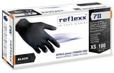 Guanti monouso in nitrile reflexx R78 Box 100 Pz. Tg. Xs-s-m-l-xl