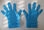 Guanti monouso senza lattice senza pvc senza polvere colore blu termosaldati - Foto 4
