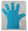guanti similatex trasparenti e blu, grammi 1,93 - 1
