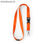 Guest lanyard orange ROLY7054S131 - Photo 3