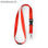 Guest lanyard white ROLY7054S101 - Foto 4