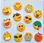 Guiño pizarra palillo imán de nevera refrigerador emoji - 1
