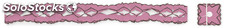 Guirnalda bicolor rosa-chocolate 4 mts, 12