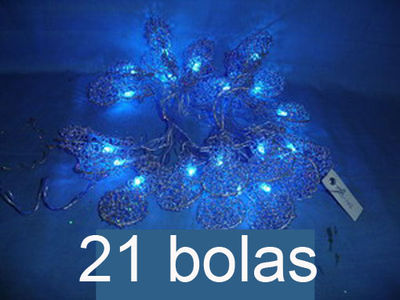 Guirnalda luces navidad a pilas 20 leds muñecos de nieve. luz calida uso  interno ip20