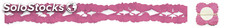 Guirnalda unicolor rosa 4 mts, 12