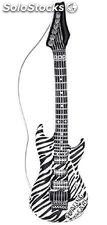 Guitarra hinchable zebra 105 cm