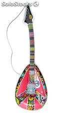 Guitarra o mandolín hippie hinchable 105 cm