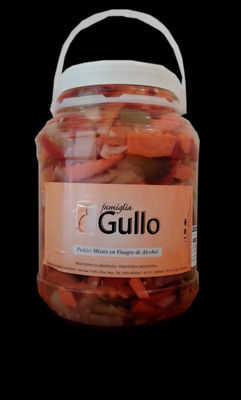 Gullo Pickles Mixtos en vinagre x 2000 gr.