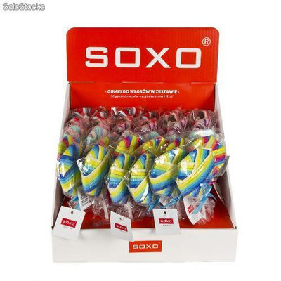 Gumki do włosów na lizaku SOXO