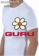 GURU maglia intima uomo cotone bielastico