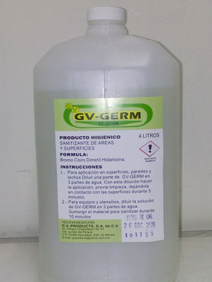 GV - GERM Sanitizante de áreas y superficies