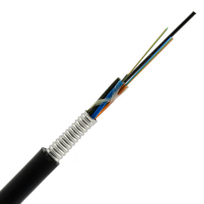 GYTA 12/24/144core Cable de fibra óptica Aluminio Blindado Trenzado Suelto Tupe - Foto 2