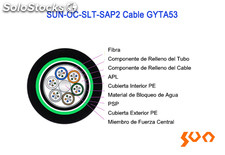 GYTA53 Cable de Tubo Trenzado Holgado Doble Blindado y Doble Cubierto