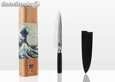 Gyuto KOTAI (couteau de chef) avec saya et boîte en bambou - lame 20 cm