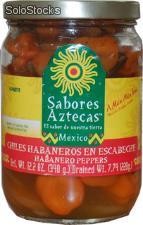 Habaneros en escabeche, chiles 12/340 gr
