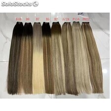 Hair extensions dei capelli veri europei biondi