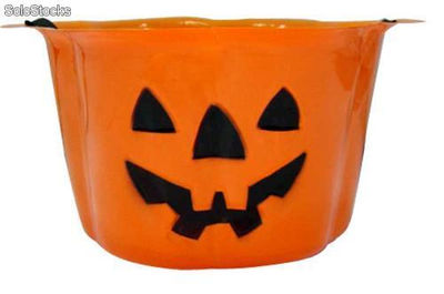 Halloween decorative small pumpkin bucket