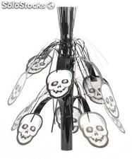 Halloween decorative table skulls centerpiece