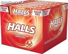Halls Fresa s/ Azúcar - 20 unid
