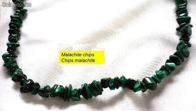 Halskette halbedelsteine malachite - Foto 2