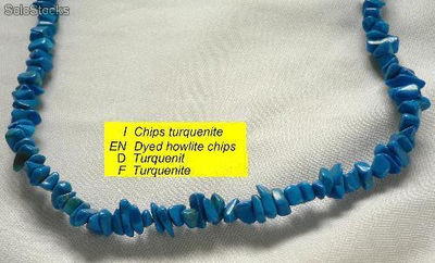 Halskette halbedelsteine turquenit - Foto 2