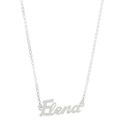 Halskette von 925 Sterlingsilber , mit schlussfixierung - modell Elena