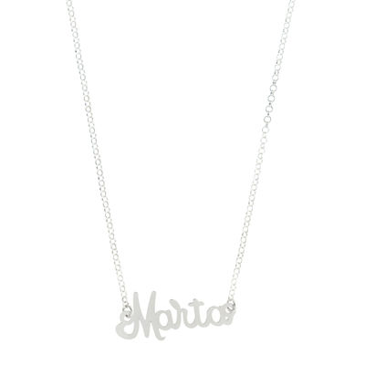 Halskette von 925 Sterlingsilber , mit schlussfixierung - modell Marta