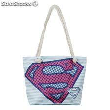 Handbag beach superman