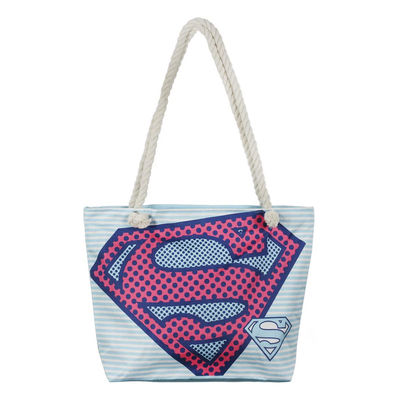 Handbag beach superman