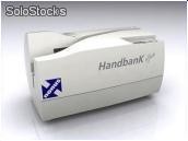 Handbank office-10-leitor de código de barras/cmc-7- serial