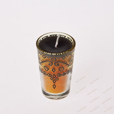 Handgearbeiteten kerzen - vaso - paraffin - floral henna design - Foto 3