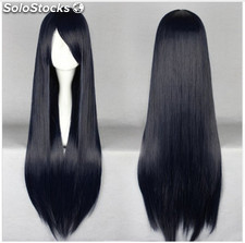 Harajuku 80 cm Long Noir De Mode Femmes Cheveux Synthétique