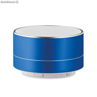 Haut-parleur sans fil rond bleu royal MIMO9155-37