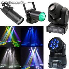 Haz de luz de cabeza móvil,Luz par LED,Consola de control de DJ, Luz escenario