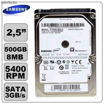 Hd Samsung p/ Notebook Sata 2.5´ 500gb 5400rpm