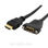 HDMI Cable for Panel Mount - female to male - 1