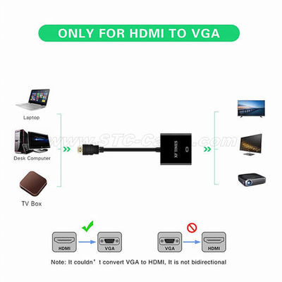 HDMI to VGA Adapter converter cable - Foto 5