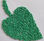 HDPE reciclables bolitas grado tubería color verde - 1