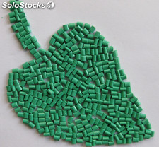 HDPE riciclabili pellet grado tubo colore verde